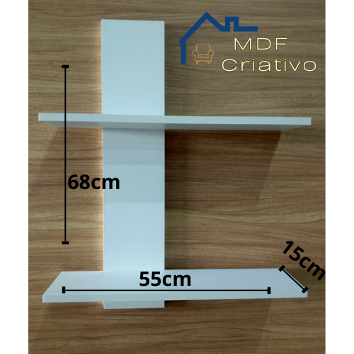 Prateleira Decorativa 2 andares
